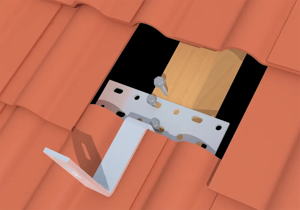 Aluminum Alloy Tile Solar Roof Mounting System