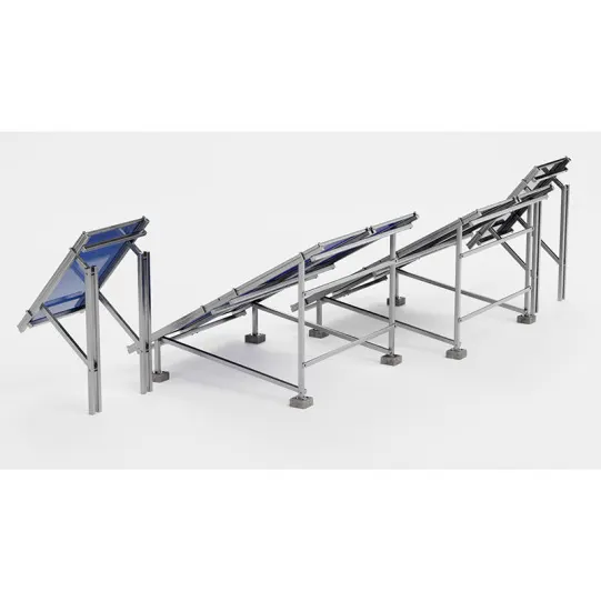 Solar Ground Mounting System foundation with screw