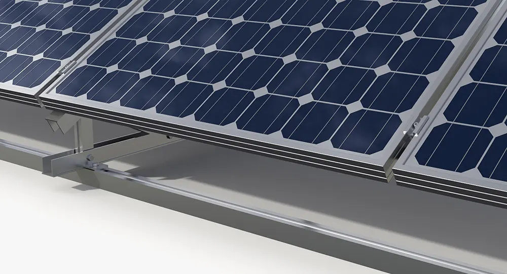 Waterproof Adjustable Aluminum Flat Roof PV Mounting System