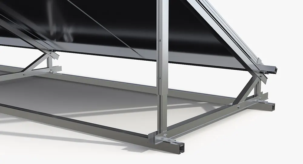 Waterproof Adjustable Aluminum Flat Roof PV Mounting System
