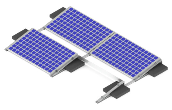 Roof aluminum alloy bracket 2