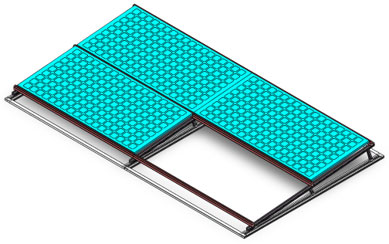 Roof aluminum alloy bracket 3